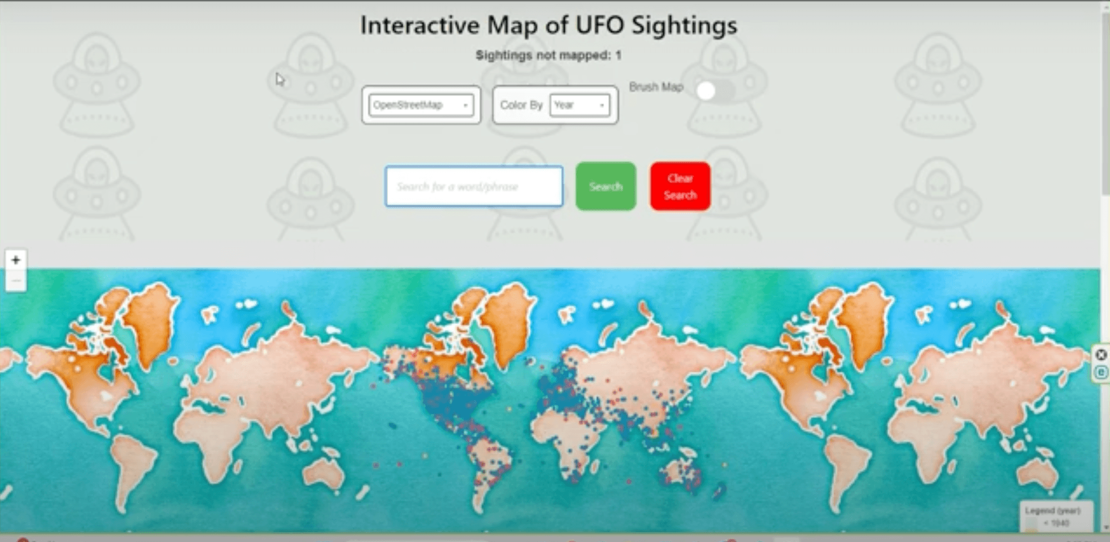 UFO Data Visualization